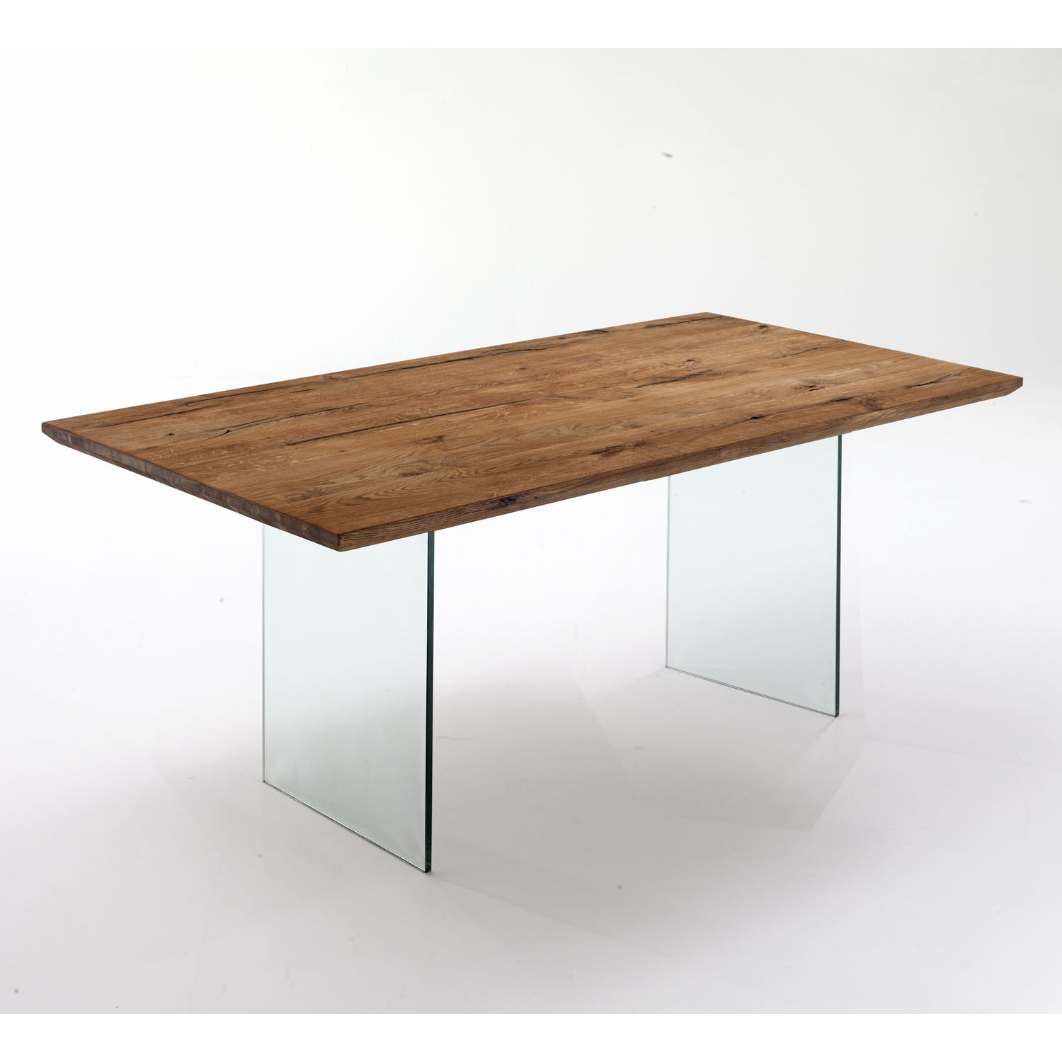 Tomasucci tavolo / scrivania FLOAT - gambe in vetro temprato sp.15 mm 