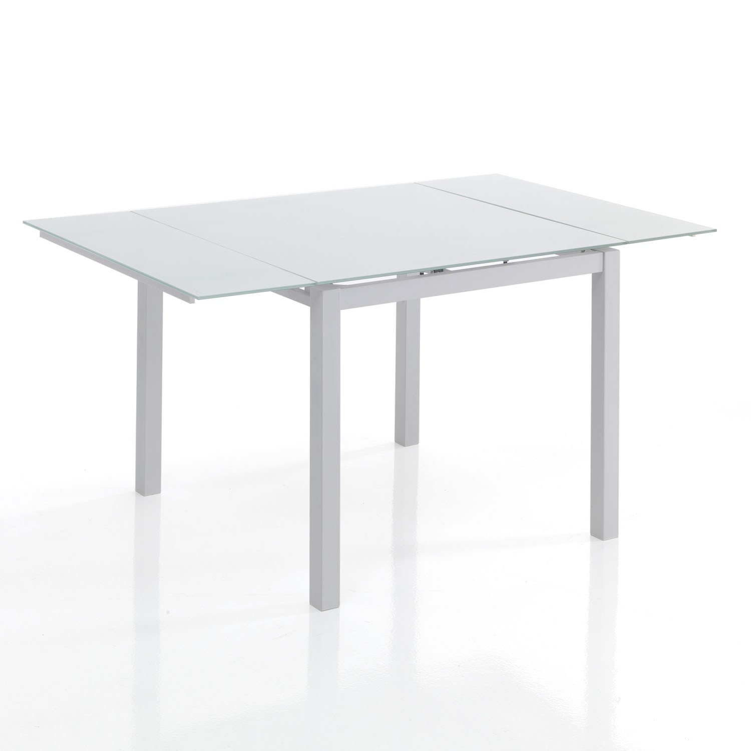 Tomasucci tavolo allungabile NEW DAILY 90 WHITE - struttura realizzata in metallo verniciato bianco opaco 
