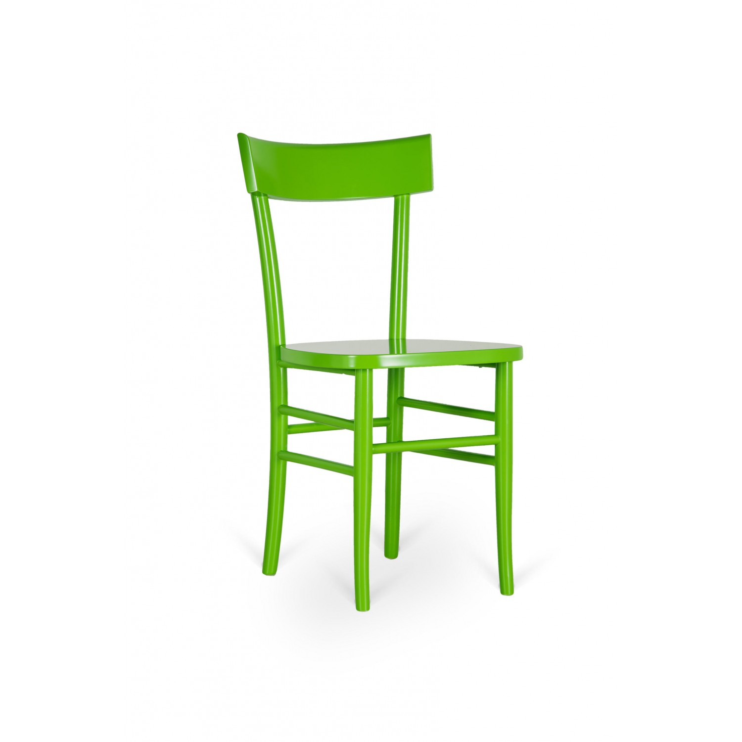 design twist sedia in legno laccato brera - set da 2