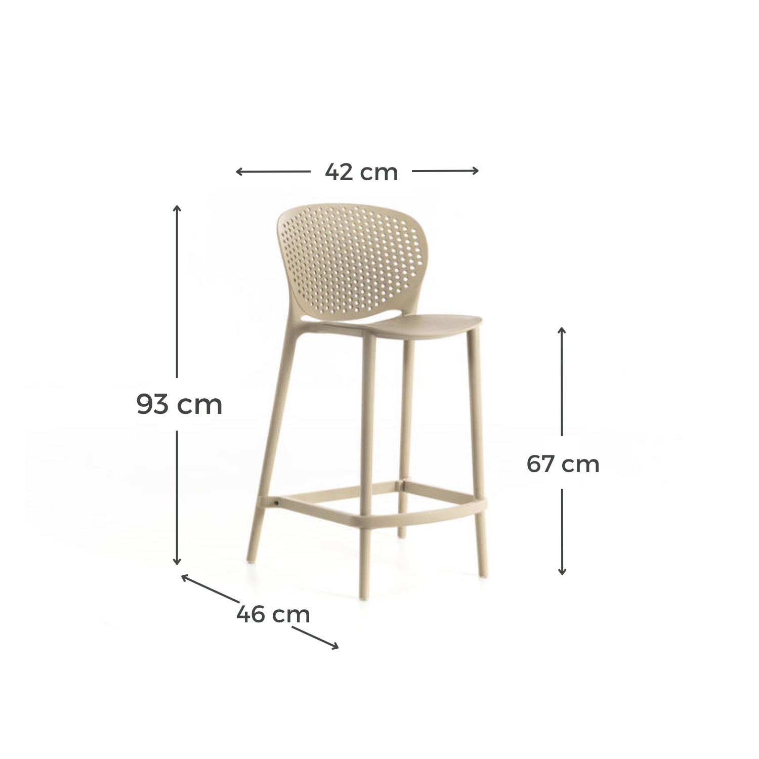 design twist sedia in polipropilene spot - set da 2