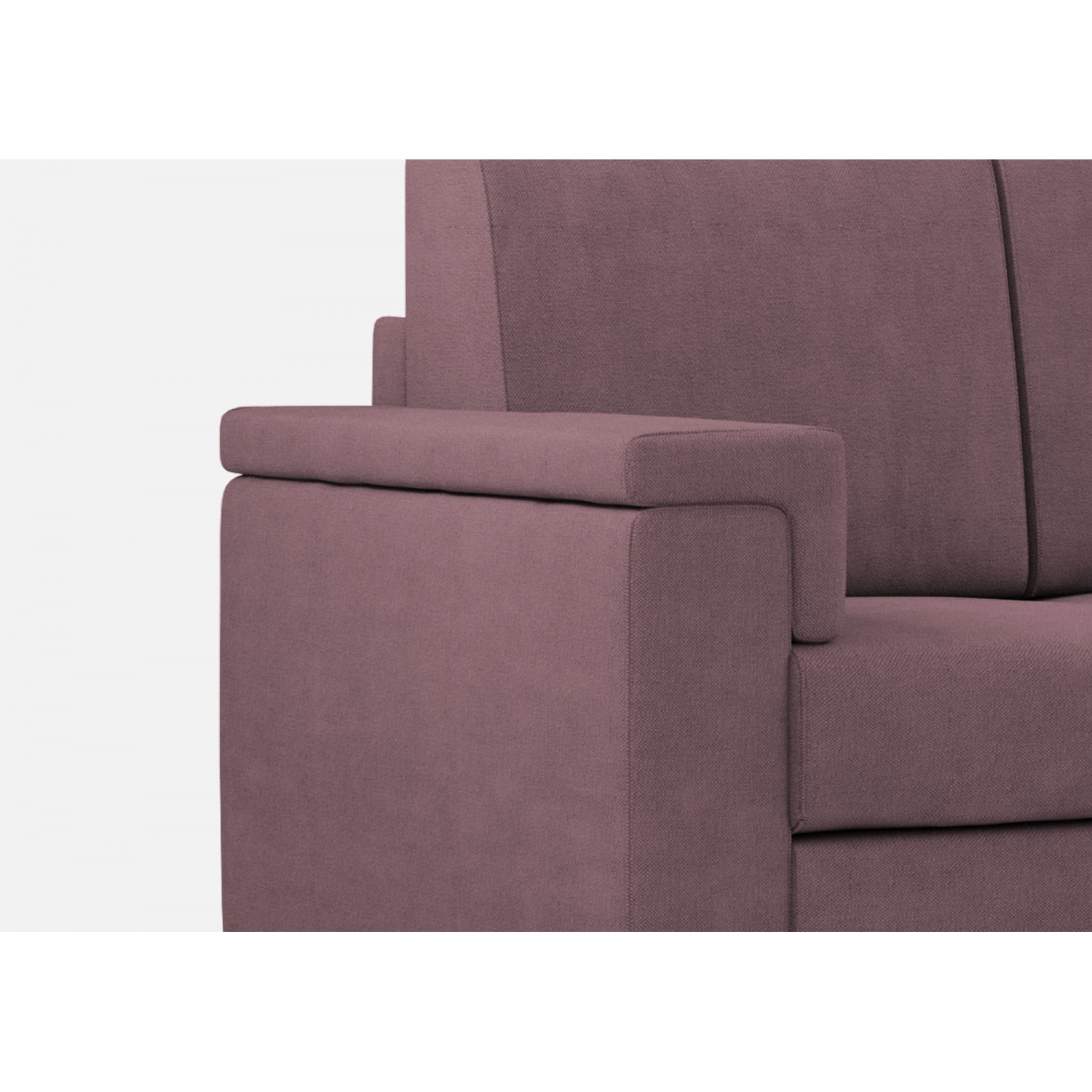 Ityhome Divano Marrak 3 posti  (tre sedute da 60cm) + angolo + divano 2 posti( due sedute da 60cm) misure esterne L.286x226 colore prugna